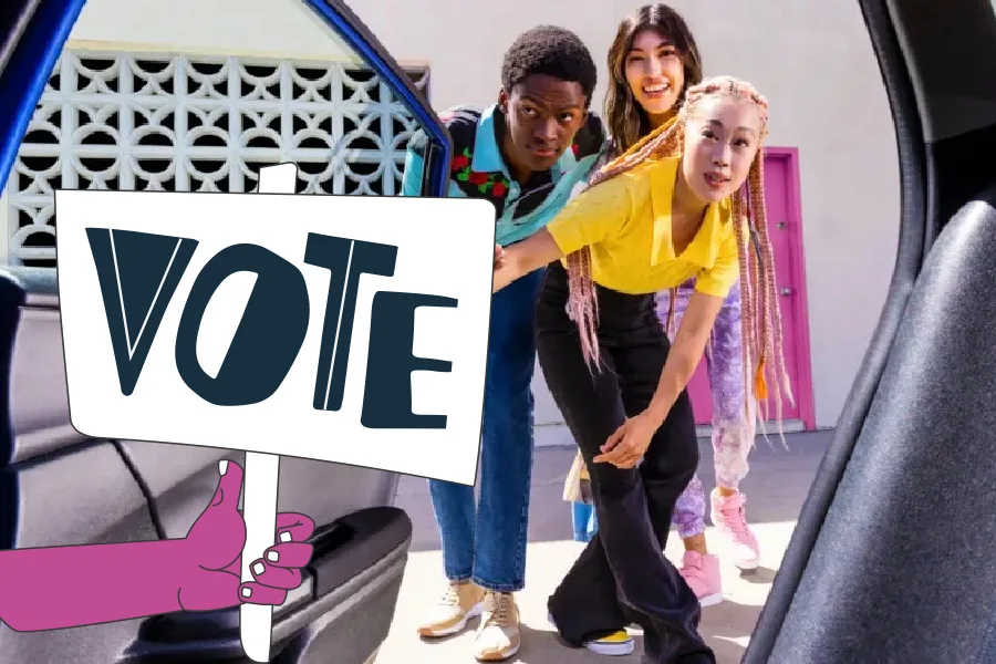 Discounted lifts to the polls on Election Day 2022 from Lyft
