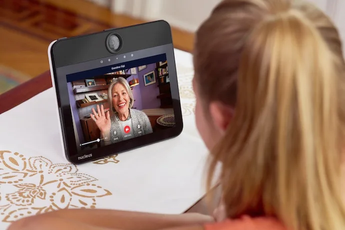 Call the kids upstairs or grandma across the country, with the Nucleus home intercom system