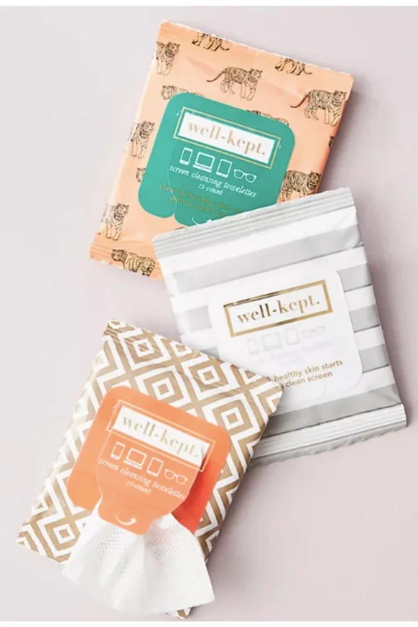 Help keep their tech clean with Well-Kept Towelettes in their stocking