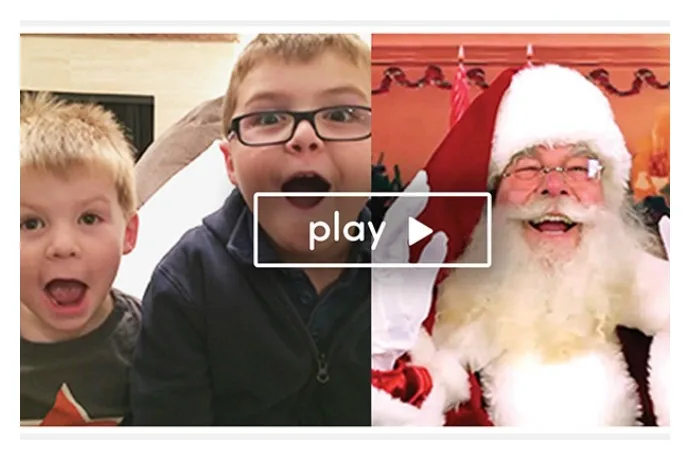 Let your kids video chat with Santa with the Hello Santa app