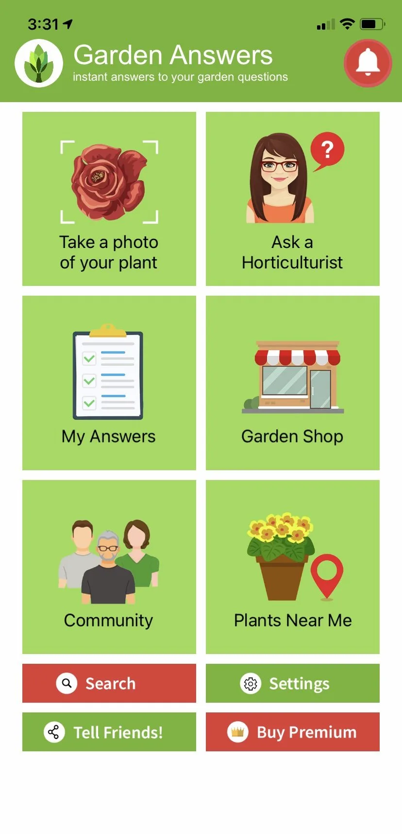 Use the Garden Answers gardening app to get answers to questions and help ID plants