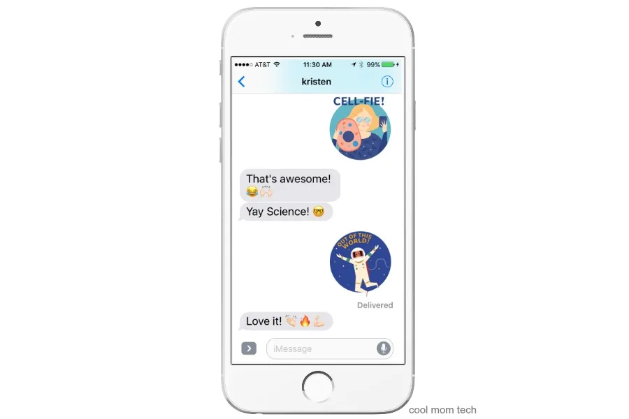SciMoji Women of Science sticker app for iOS