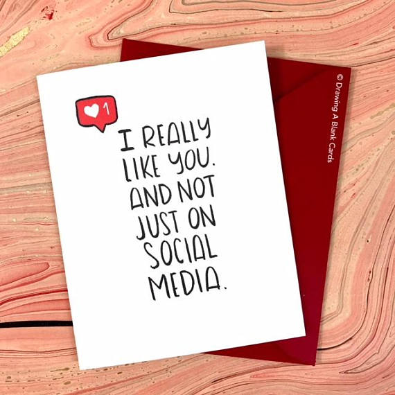 Social Media Geeky Valentines Day Card | Cool Mom Tech