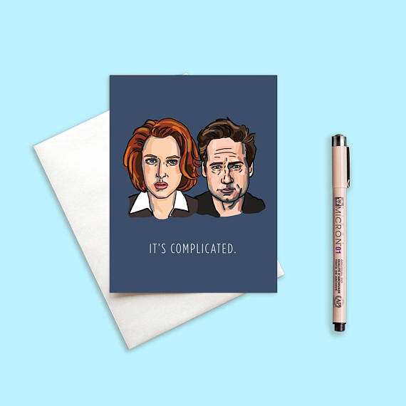 Mulder and Scully X-Files Valentine's Day Card | Cool Mom Tech