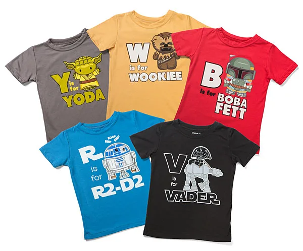 Star Wars kids tees on Think Geek