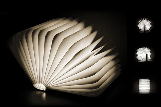 Open a book and turn on the lights