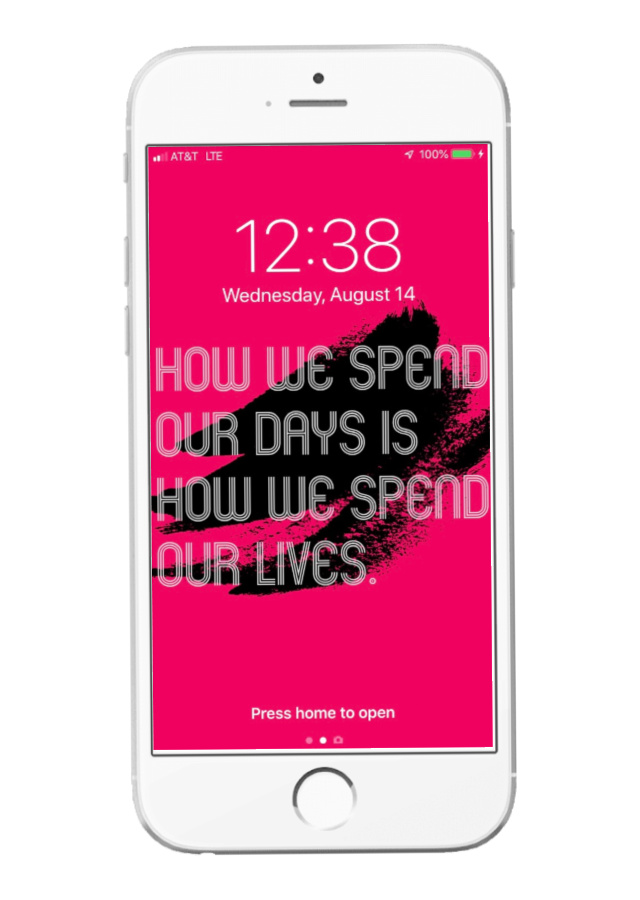 How to be more mindful about screen time: Try downloading one of these lock screen wallpapers | more: coolmomtech.com