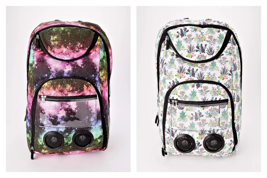 Audio backpacks at Spencer's