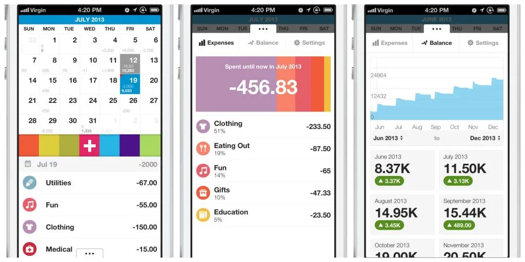 Dollarbird: An app to help track daily expenses, and keep your money from flying away