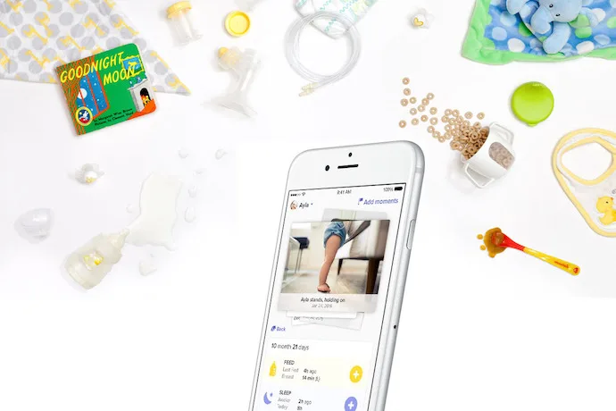 Keep track of everything from first steps to dirty diapers, with the Glow Baby app.