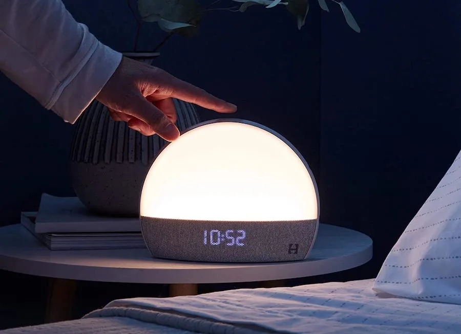 Tech tips for better sleep: The Hatch Restore is night light, white noise machine, and calming stories all in one.