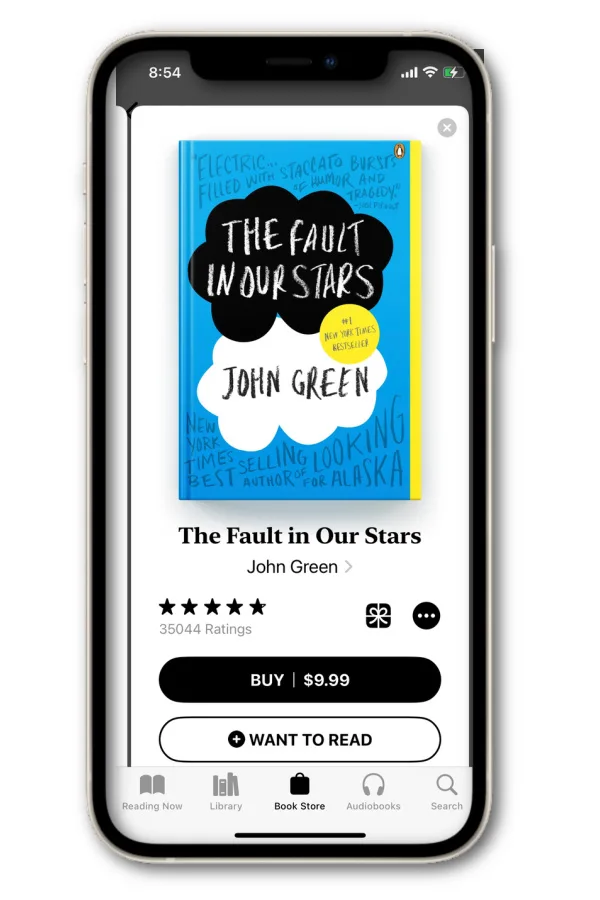 Best reading apps for tweens and teens: Apple Books