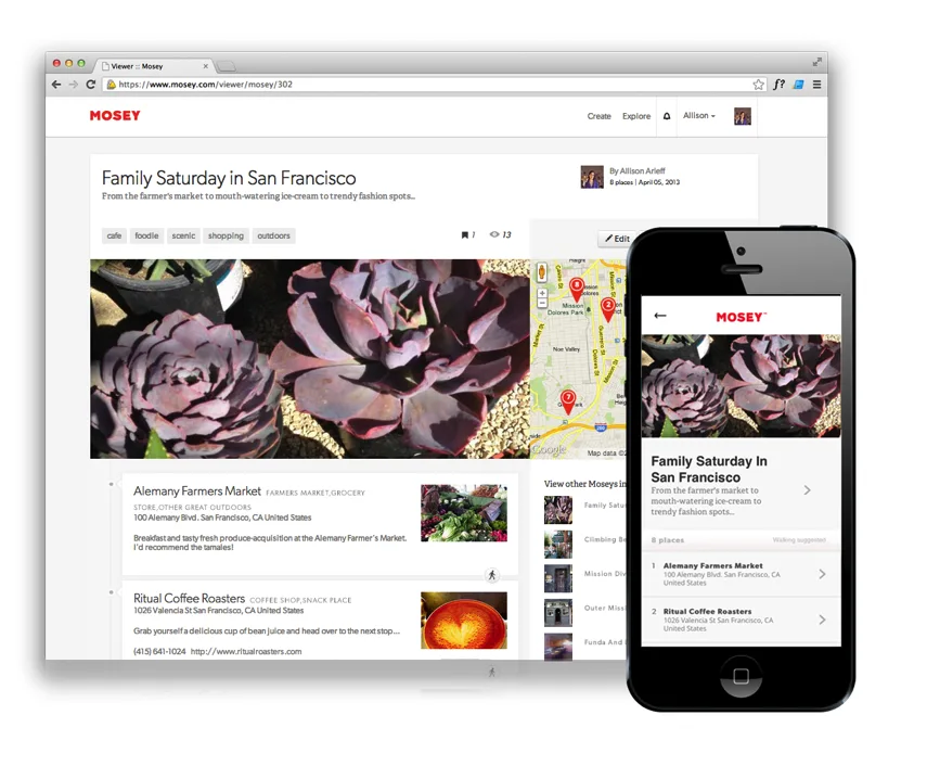 Want travel tips from insiders? Mosey on over to mosey.