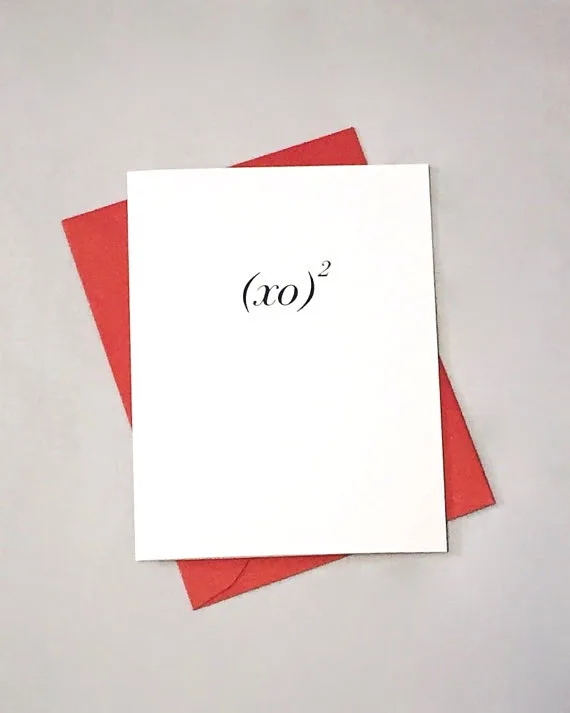Pretend chemistry element Valentines Card