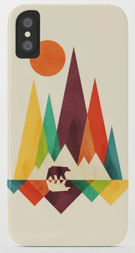 Society6 Bear in Whimsical Wild