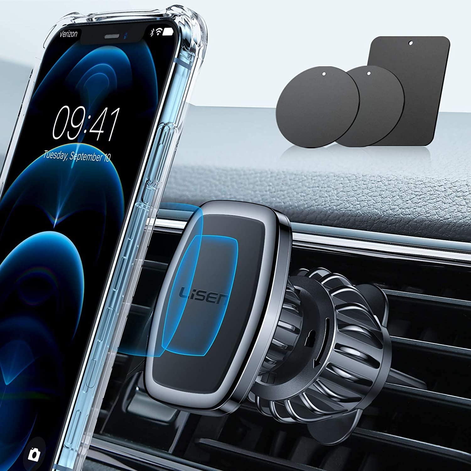 Tips to minimize distracted teen driving: Get an easy-to-use cell phone holder for the car.