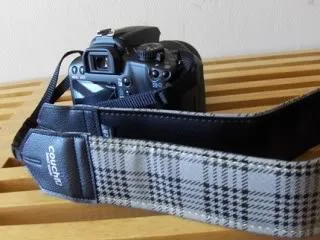 Couch handmade camera straps turn old into new.