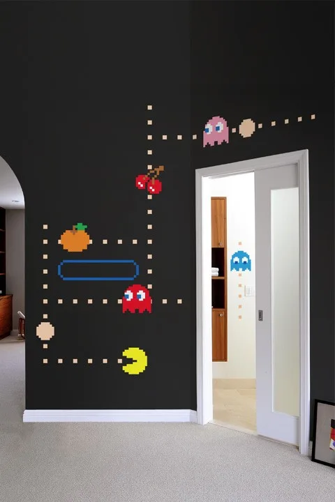 Pac-Man Ghost wall decals from Blik