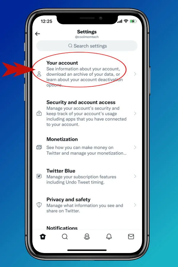 How to download your Twitter data archive: Step 1