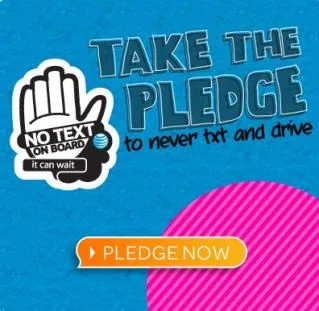 Stopping texting and driving with a simple pledge: "It can wait."