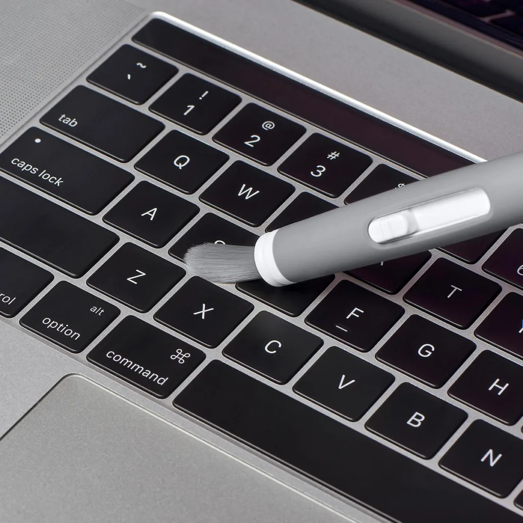 Practical tech gifts: OXO cleaning brush for keyboards and electronics