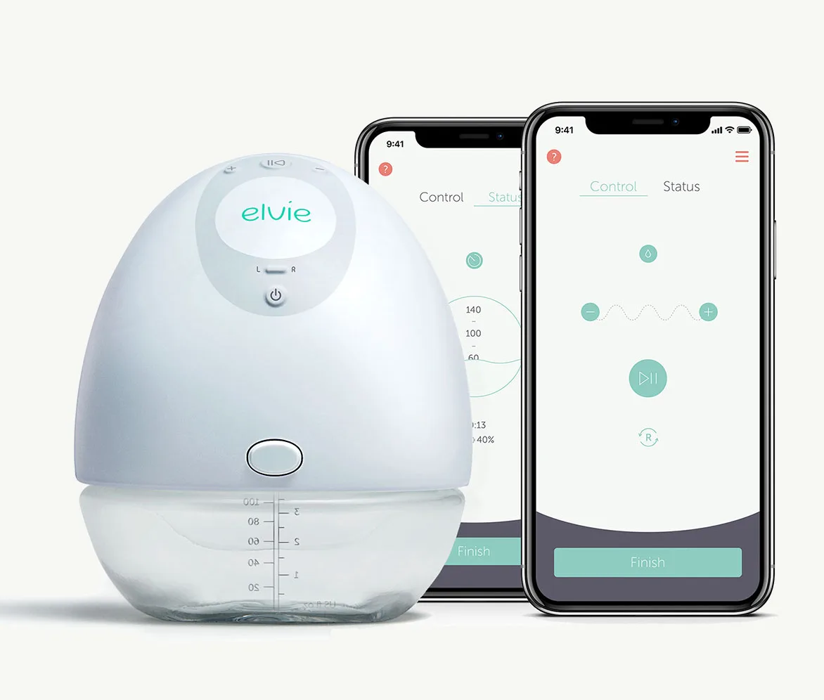 The Elvie breast pump: The single or double nestles into your bra
