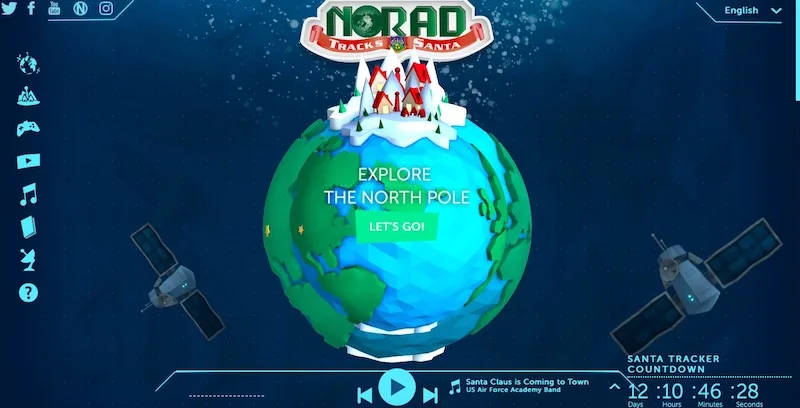 Ways to track Santa: Google's Santa Tracker site