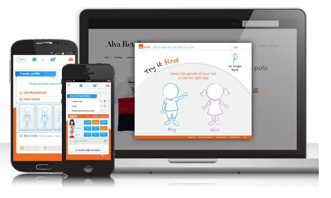 AlvaKids app helps parents figure out which kids' size clothing to buy online
