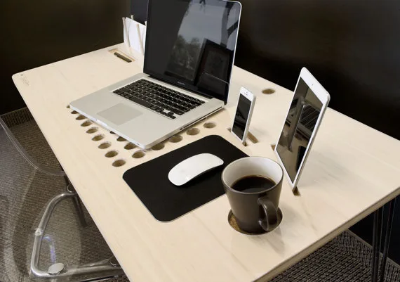 iSkelter handmade personal tech desk on CoolMomTech.com