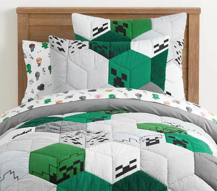 The new Minecraft x Pottery Barn Kids collection