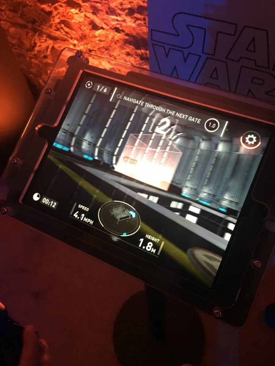 Star Wars drone flying lesson