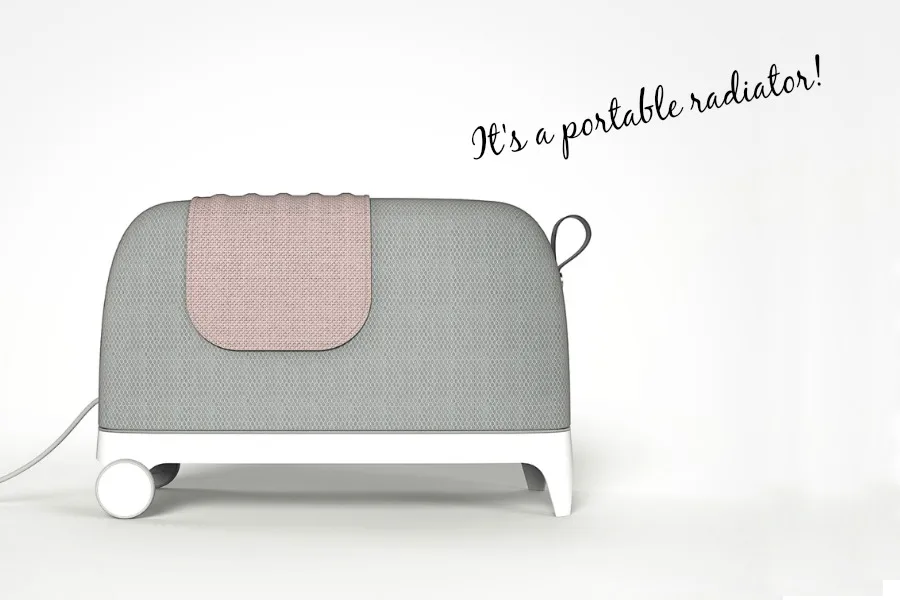 Gorgeous and unexpected home tech design, like the Degré portable radiator. Wow!