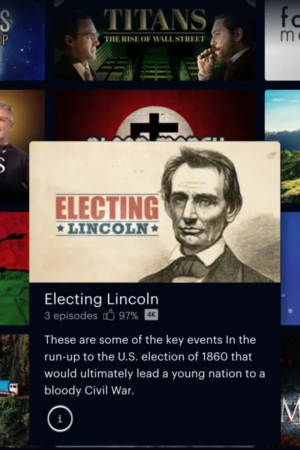 Curiosity Stream is a new service with thousands of high-quality, streaming documentaries. And no ads!