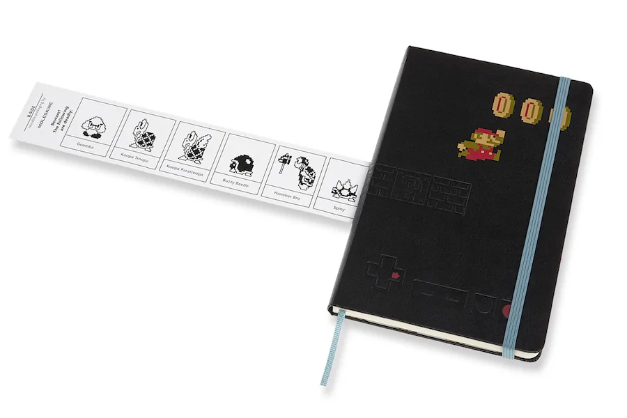 Super Mario Moleskine notebook collection: Mario in Motion