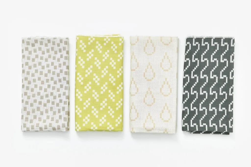 Bitmap Textiles napkins by Susan Kare | Cool Mom Tech