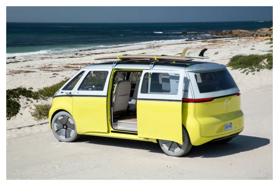 We're intrigued by this new electric Volkswagen I.D. Buzz minibus!