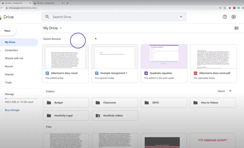 Best G-suite tutorials for online learning: How to Use Google Drive - Beginner's Guide from Howfinity