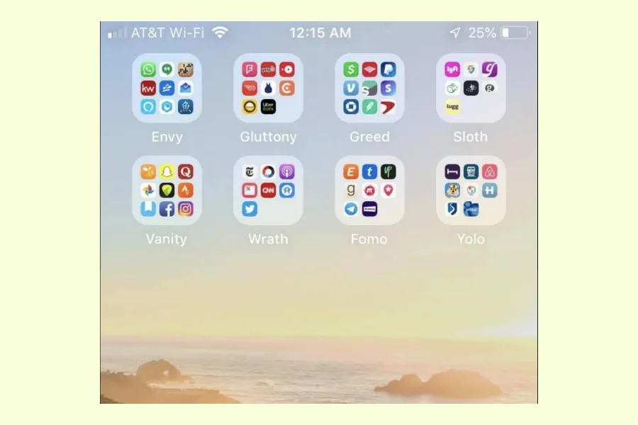 How to color code your iPhone apps