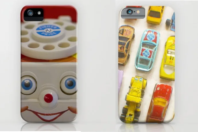 Cool retro toy iPhone cases on Society 6