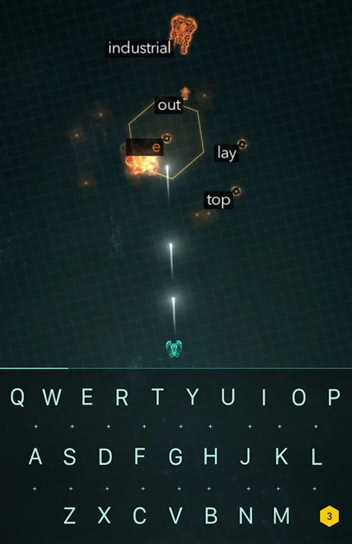 Typing games for kids: ZType at Typing Club