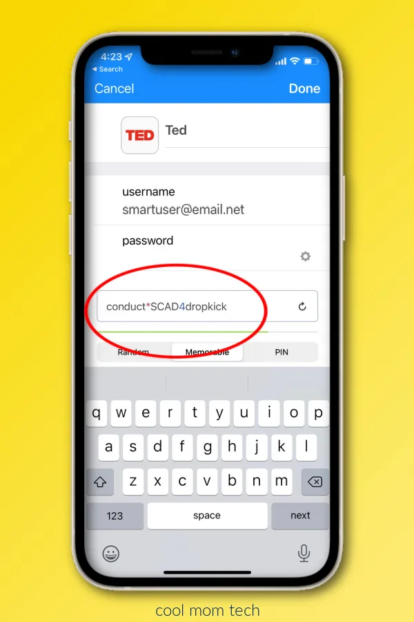 1Password app helps you store safe passwords