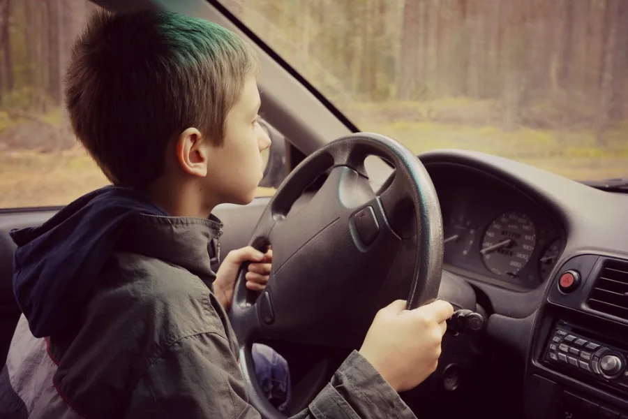 8-year old boy drives car to McDonald's after watching YouTube video