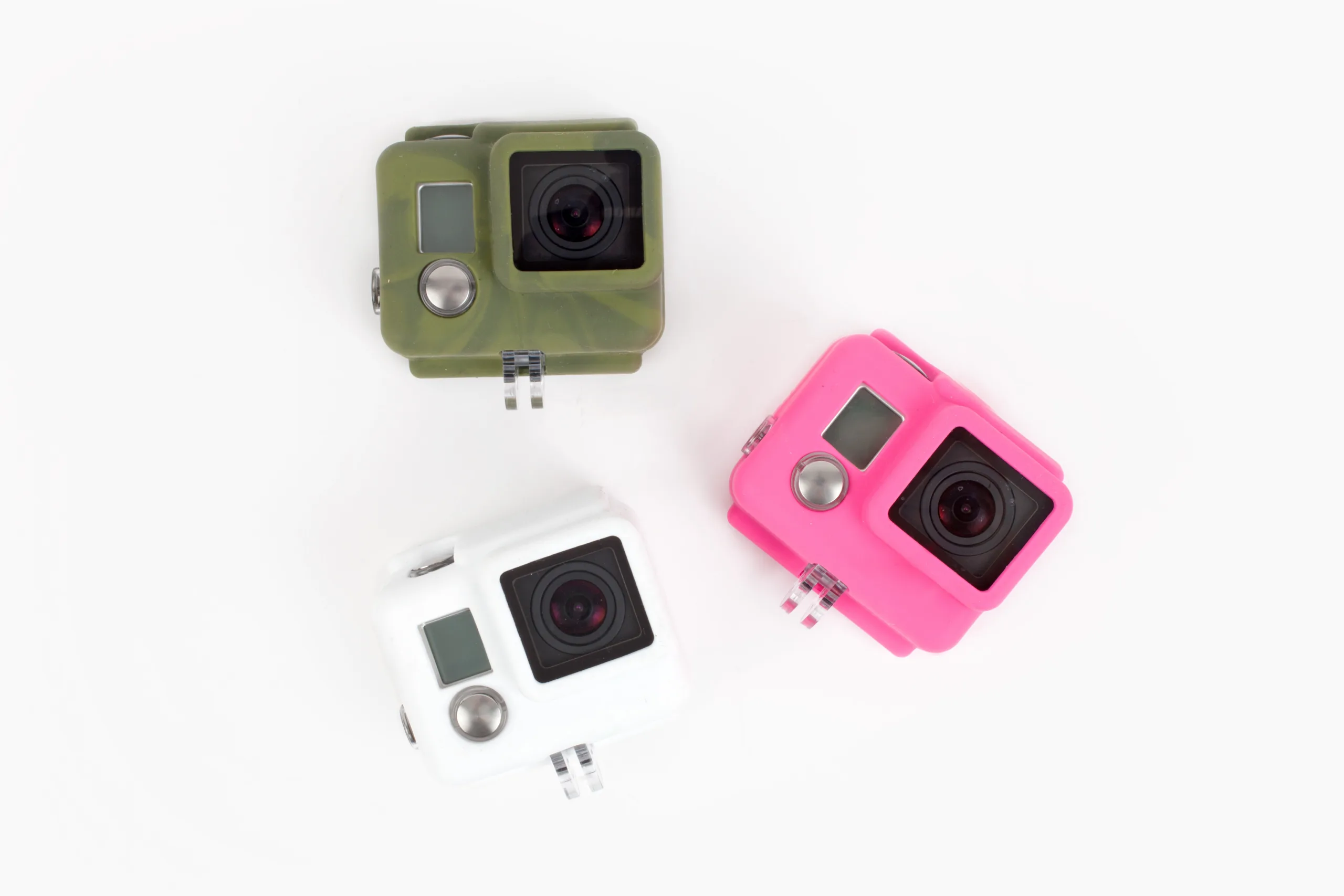 The new protective, waterproof silicone cases made just for Go-Pro cameras