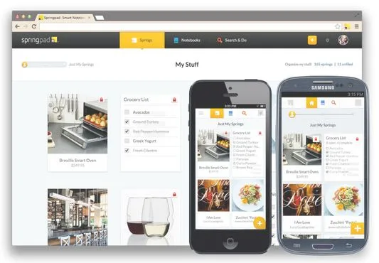 The new Springpad 4.0 gives it spring makeover users will love