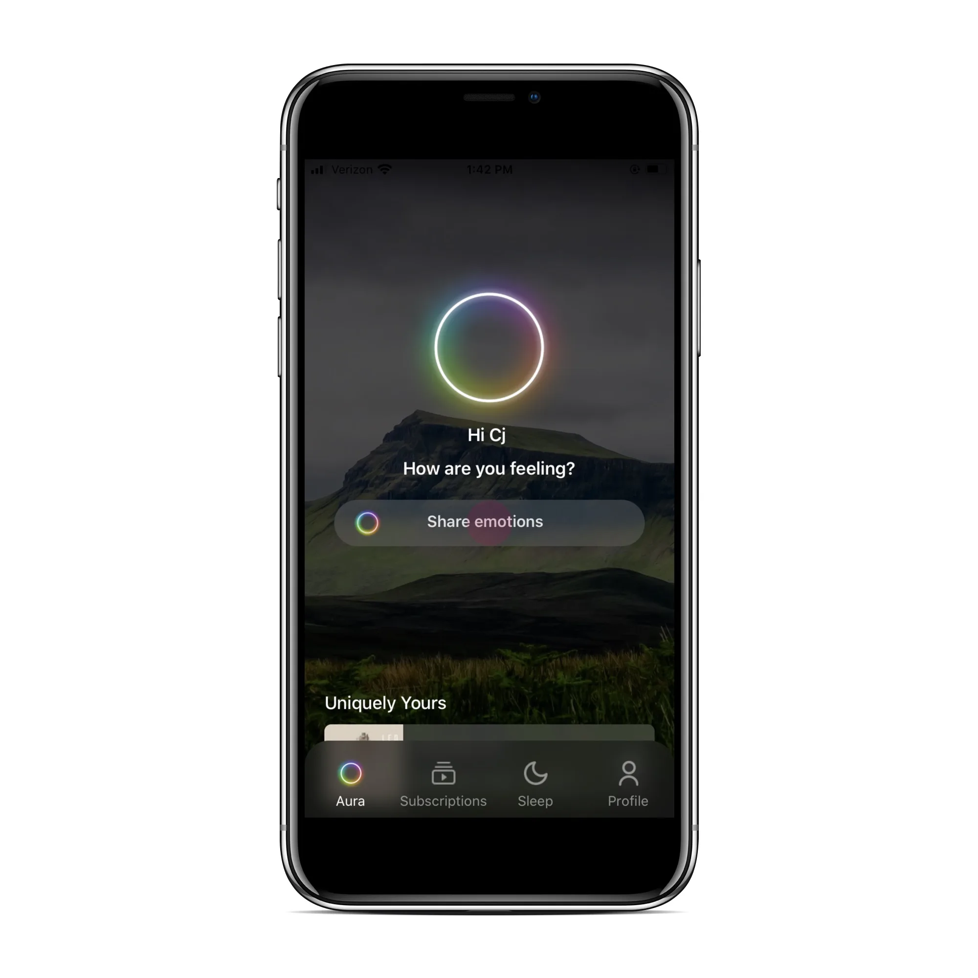 Aura meditation app