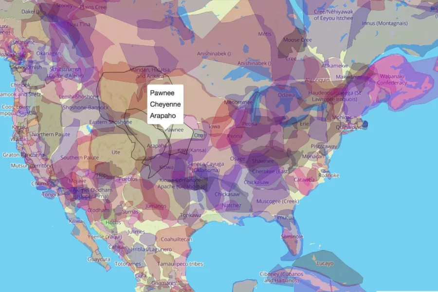 The interactive Native Lands map lets you envision North America and more as the collection of Indigenous territories it once was