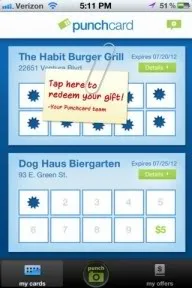 A mobile punch card...brilliant!