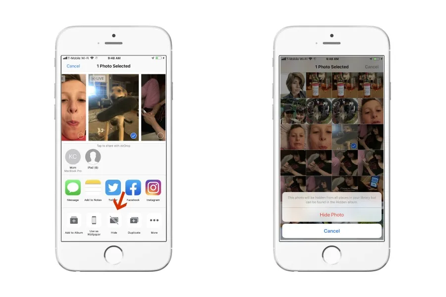 iPhone trick: Here's how to hide photos in your iPhone photo gallery