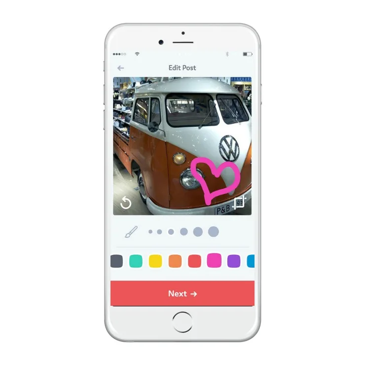 Share photos with all your friends or groups of friends on the Kudos app for kids