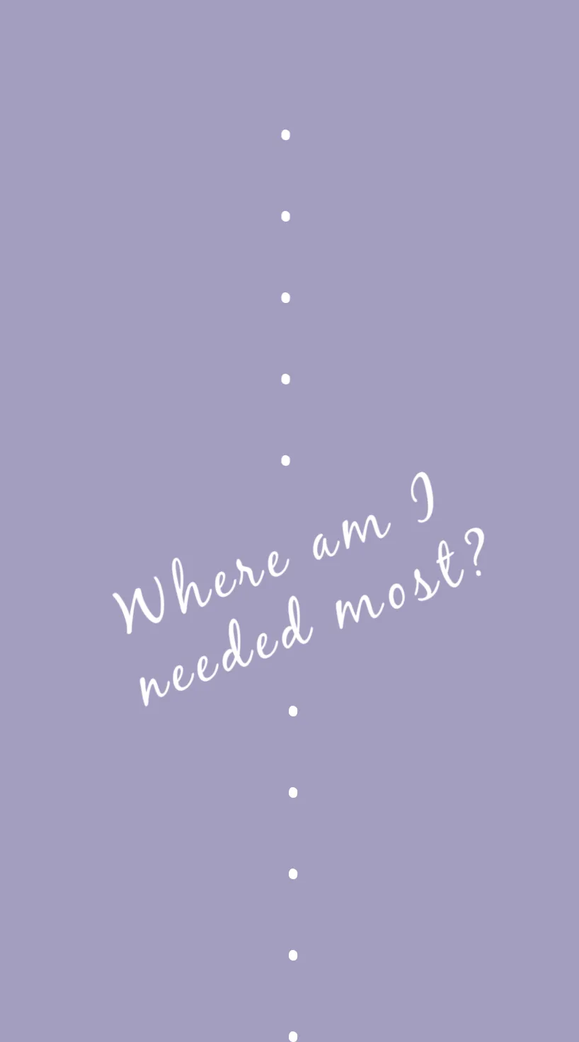 Lock screen wallpaper for more mindful screen time from Cool Mom Tech: Where am I needed most?